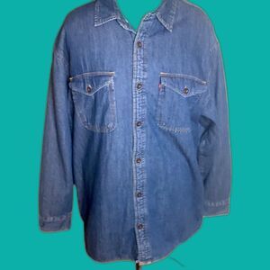 Levi’s XL Men’s Denim Jacket with Sherpa Lined Button Down Long Sleeve